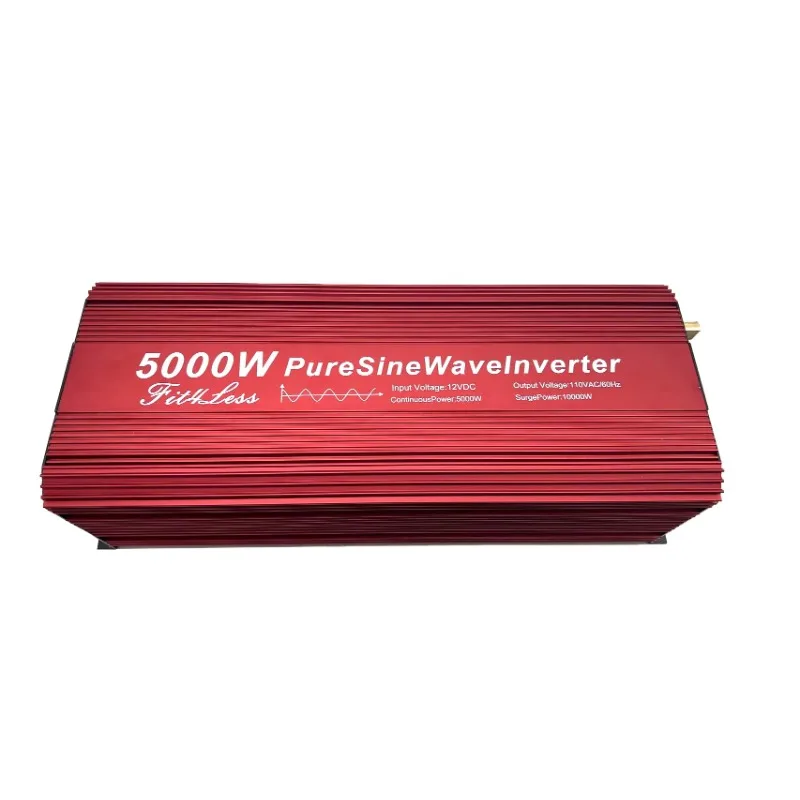 Pure Sine Wave Inverter 5000W 48V 220V - Fit4Less 5000W Reiner Sinus-Wechselrichter, DC 12V