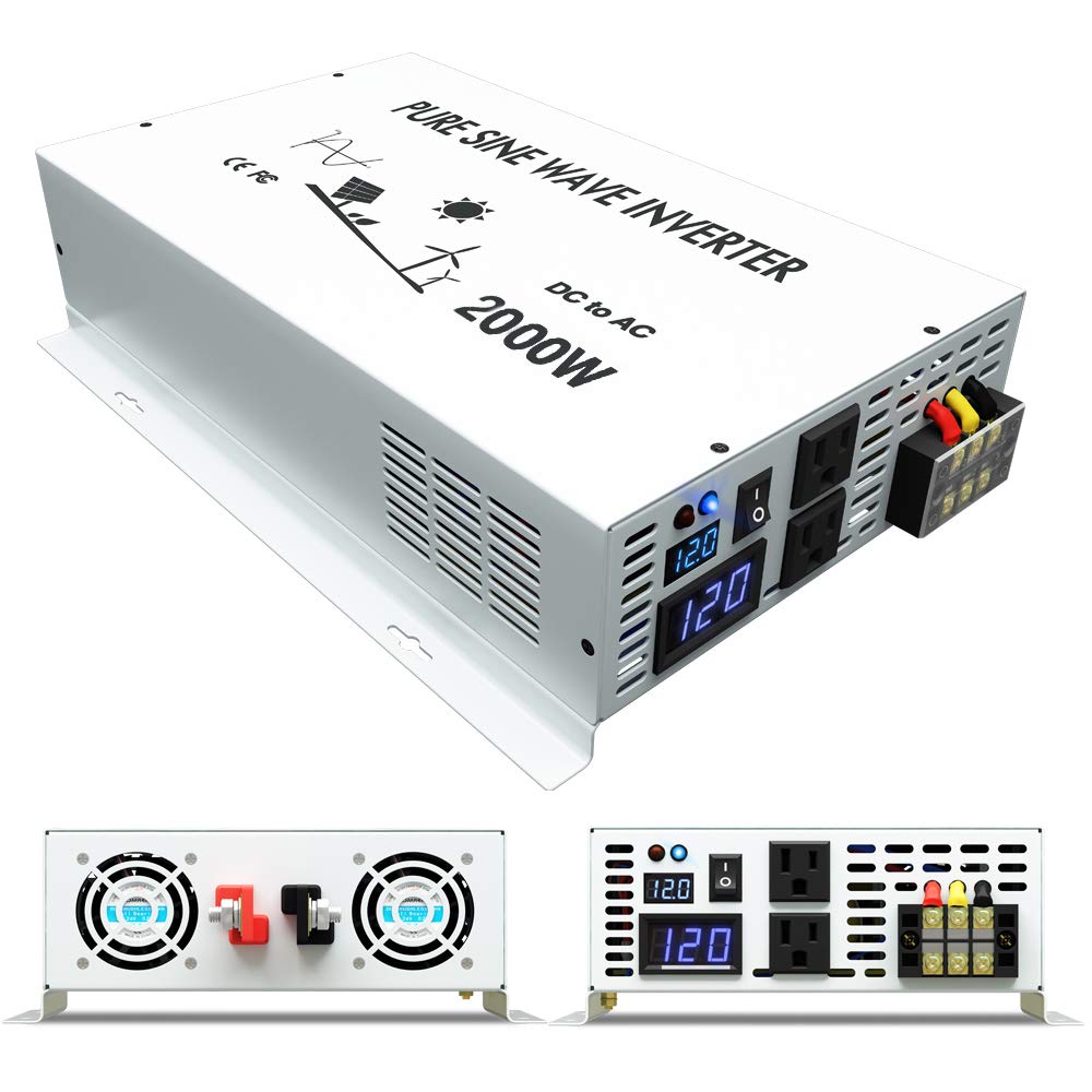 Off Grid Solar Inverter 24V 12 – Inverter Pure Sine Wave 60Hz 120V 3000W Bewertung und Preis