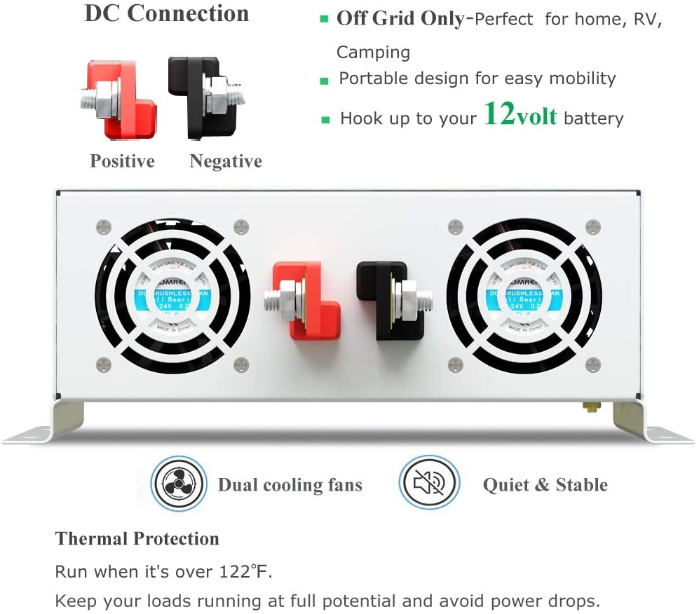 Reine Sinus-wechselrichter 300 – Inverter Pure Sine Wave 60Hz 120V 3000W Bewertung und Preis